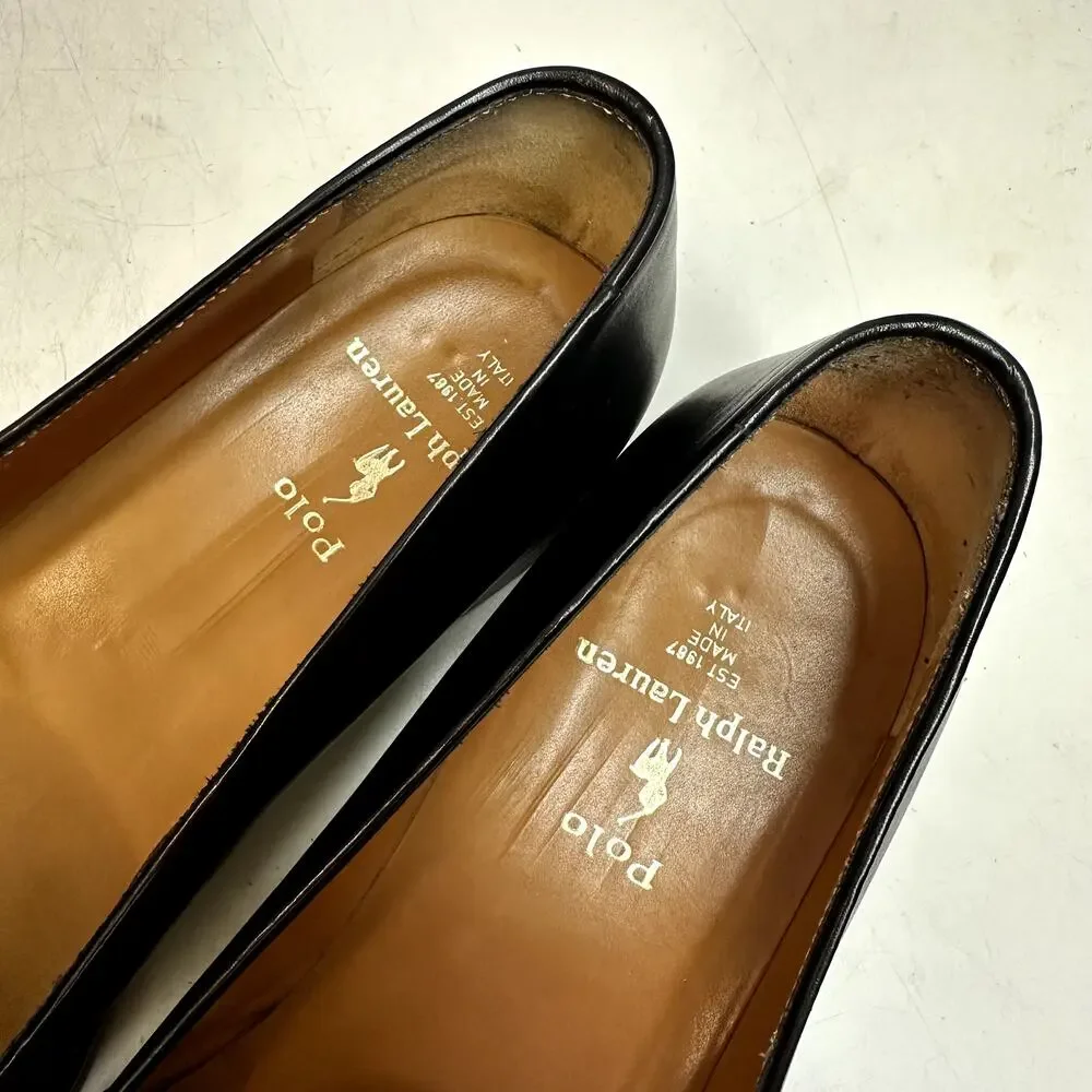 EUC Ralph Lauren Purple Label Formal Slippers Opera Pumps Made in Italy 10 D - Picture 6 of 12